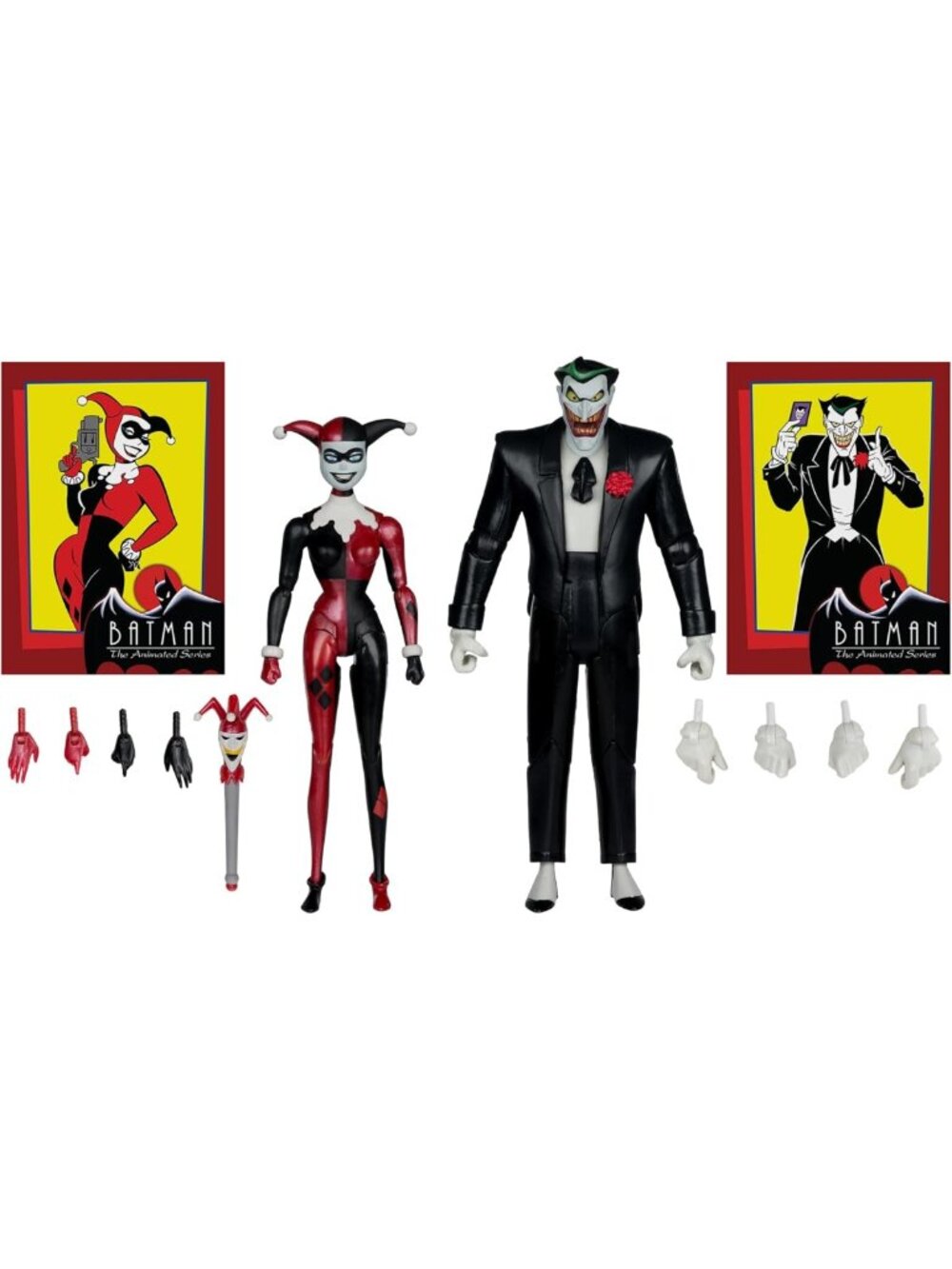 Harley Quinn & Joker 2-Pack Action Figures - Batman Animated Series Collectibles